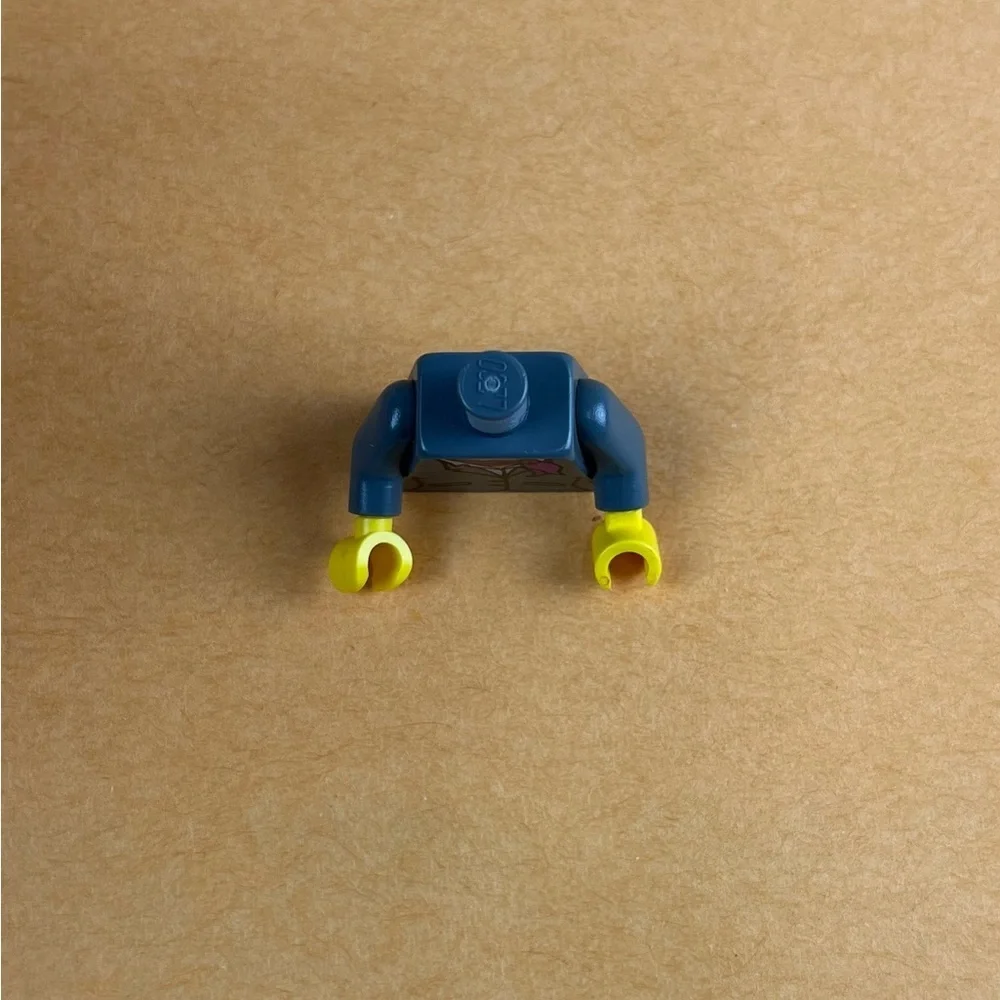 Lego Minifigure Suit Torso with Purple Hanker-chief 2”